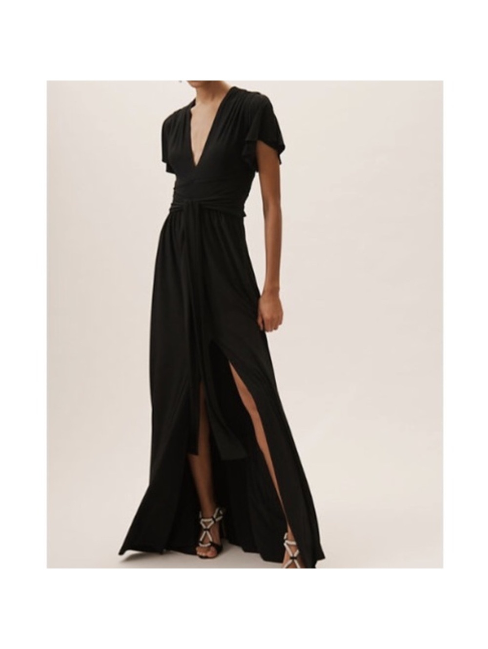 BHLDN Mendoza Dress Black Women’s Size 6